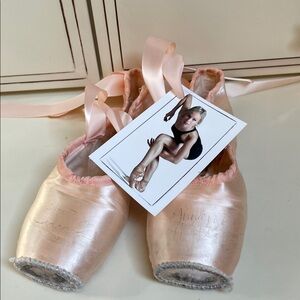 Elegant Pink Ballet Shoes signed by Atlanta ballet dancer